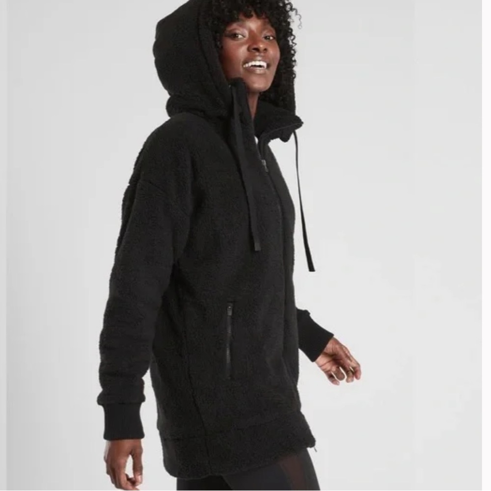Athleta Tugga Long Sherpa Jacket Medium